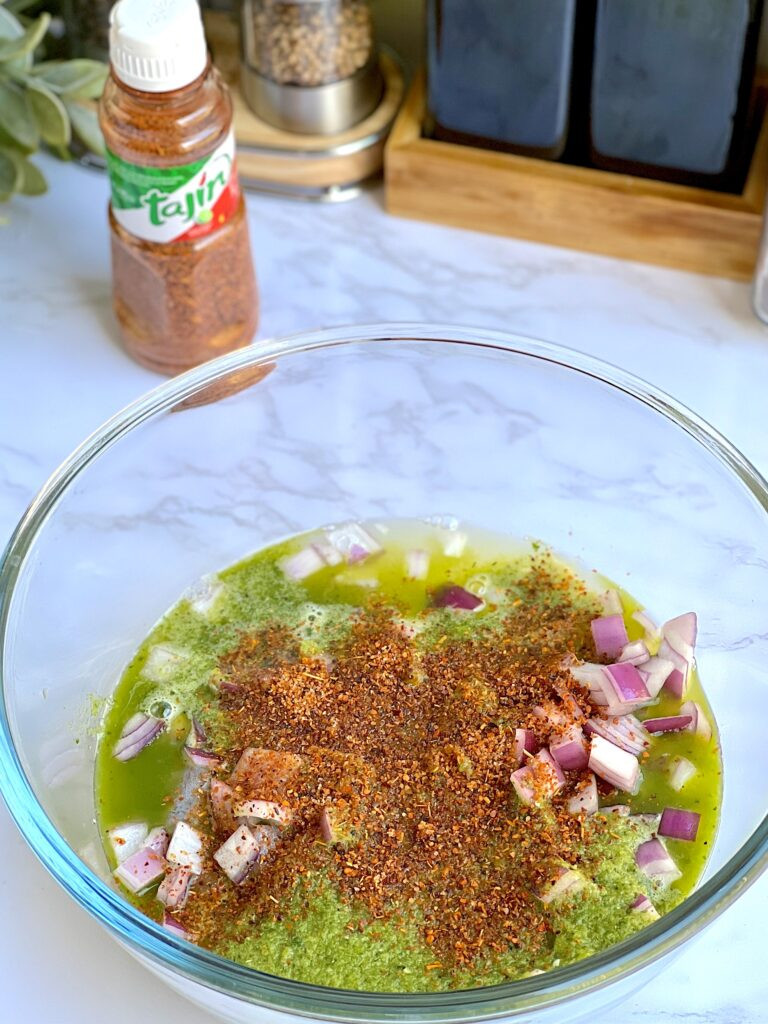 Tajin seasoning used in ceviche recipe