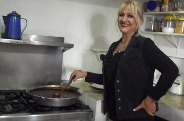 Inside Sabores y Salsas, offering a taste of local cuisine