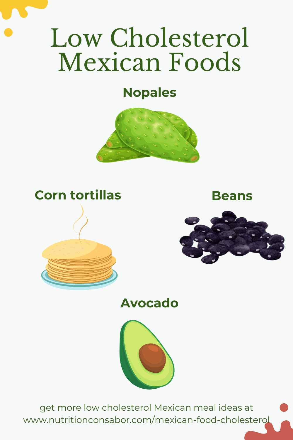 Mexican street food with diverse ingredients