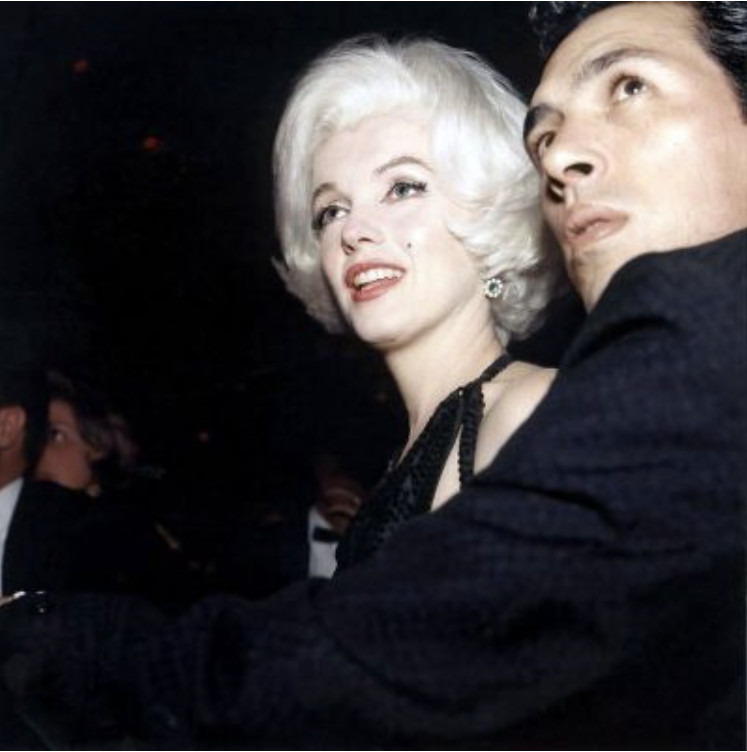 Marilyn Monroe and writer/producer Jose Bolaños, showing her connection to Mexican culture.