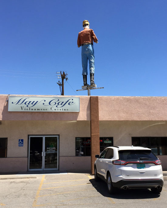 Paul Bunyan Statue near May Cafe, Albuquerque