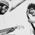 Carlos Santana performing at Woodstock