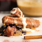 Mexican Churros are perfectly crisp on the outside, buttery soft on the inside, and dredged in a shimmery coating of cinnamon sugar, showcasing a delicious and visually appealing dessert, ideal for capturing the essence of Mexican culinary traditions