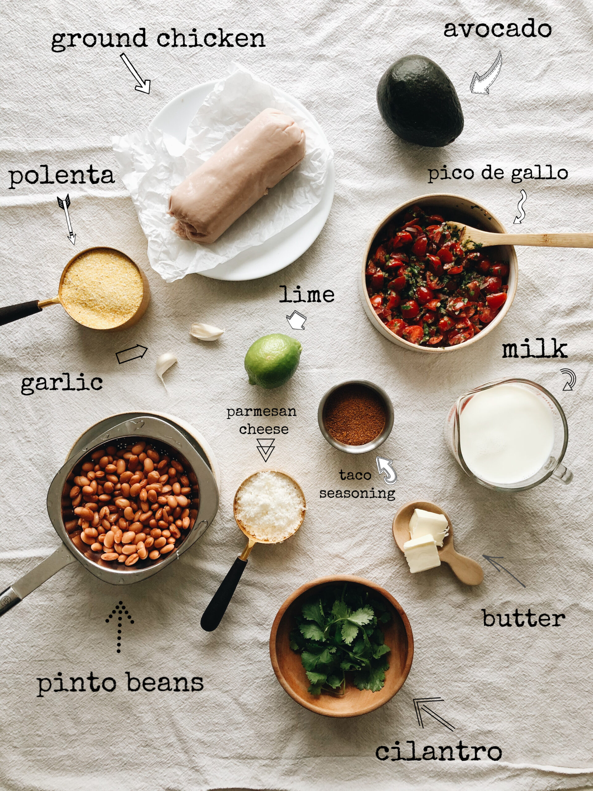 Mexican Polenta Ingredients
