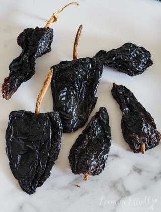 Mole Poblano ingredients