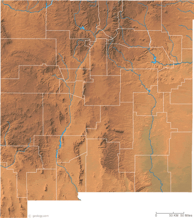 Map of New Mexico