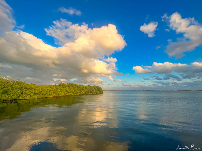 nichupte lagoon from malecon