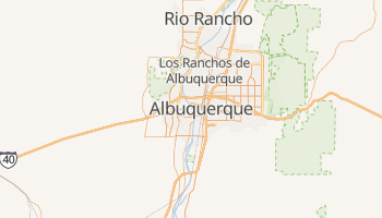 Map of Albuquerque, New Mexico
