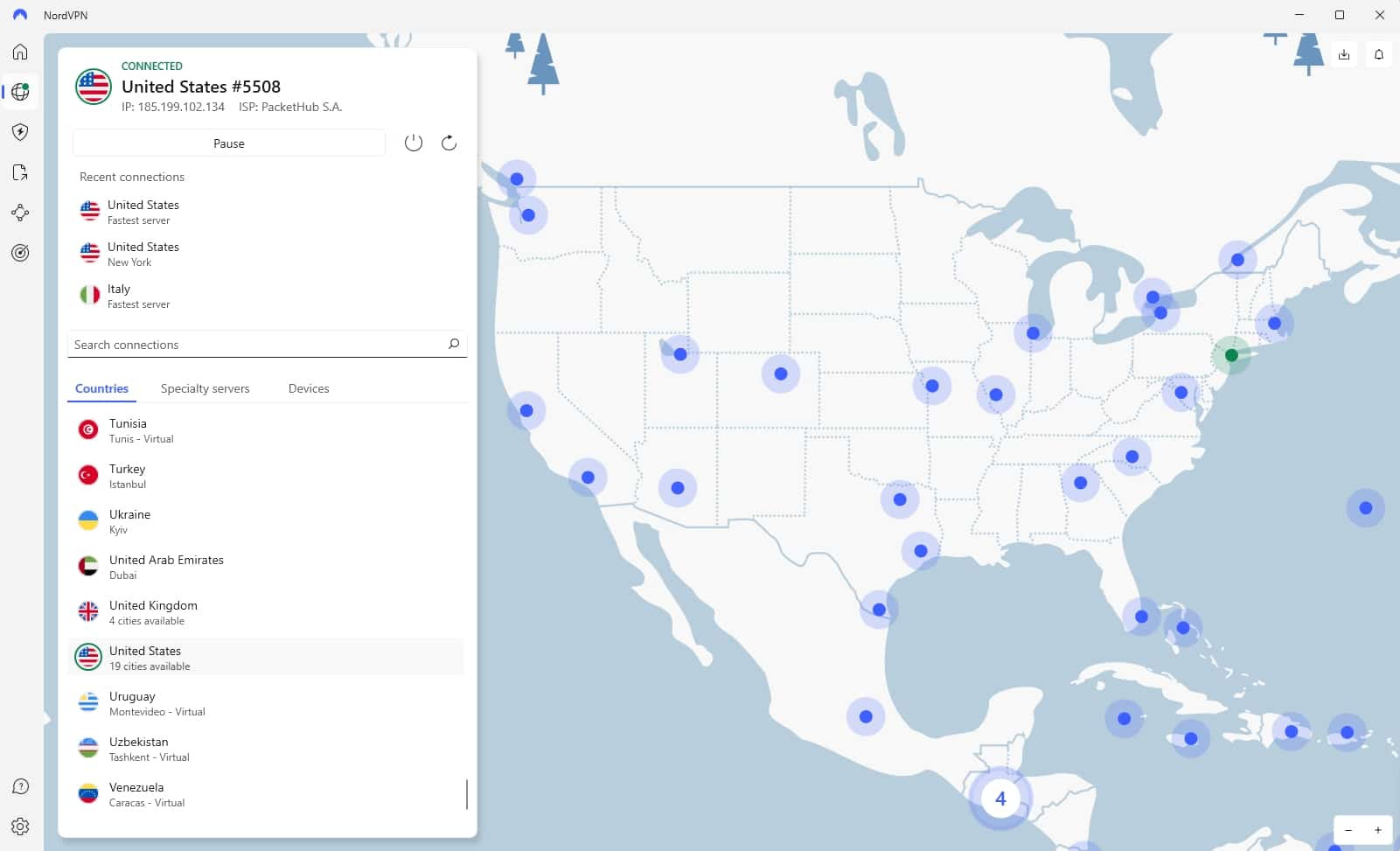 NordVPN US Servers