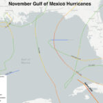 A scenic view of the Gulf of Mexico, showcasing its stunning coastline and clear blue waters.