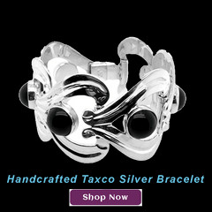 Silver jewelry artisan in Taxco, Mexico