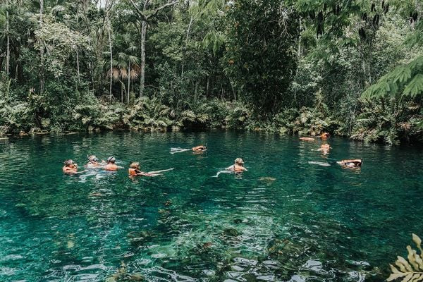 Swimming in the Cenotes of Tankah. Photo: Mexico Kan Tours