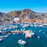 Cabo San Lucas Marina at sunset