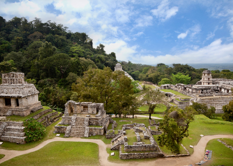 palenque mayan archaeological site