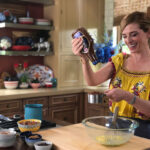 Pati measuring the Coronado Dulce de Leche Caramel
