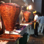 Tacos al pastor stand in Mexico City. Photo: Markus Pineyro.