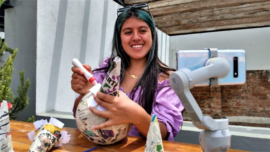 Handcrafted Piñata with Traditional Mexican Designs
