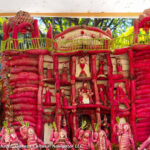Radishes on display at the Night of the Radishes festival in Oaxaca