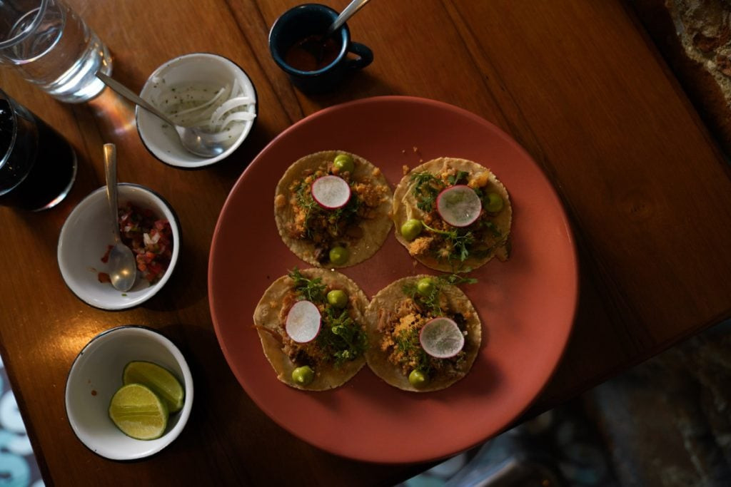 Sabina Sabe mezcal bar in Oaxaca