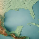 Map of the Gulf Coast States