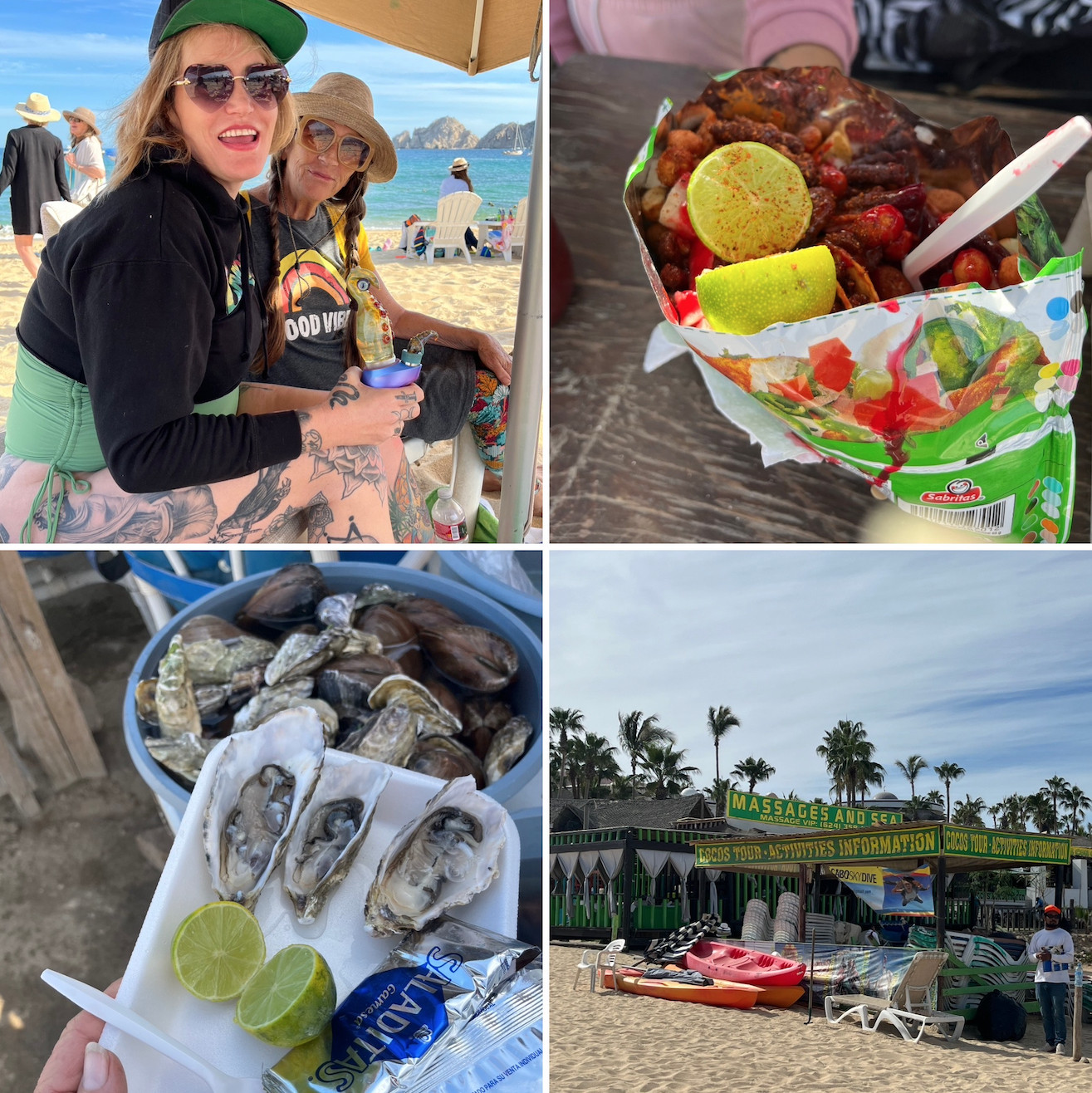 Medano Beach with cannabis setup