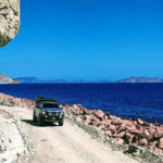 driving through baja california sur mexico