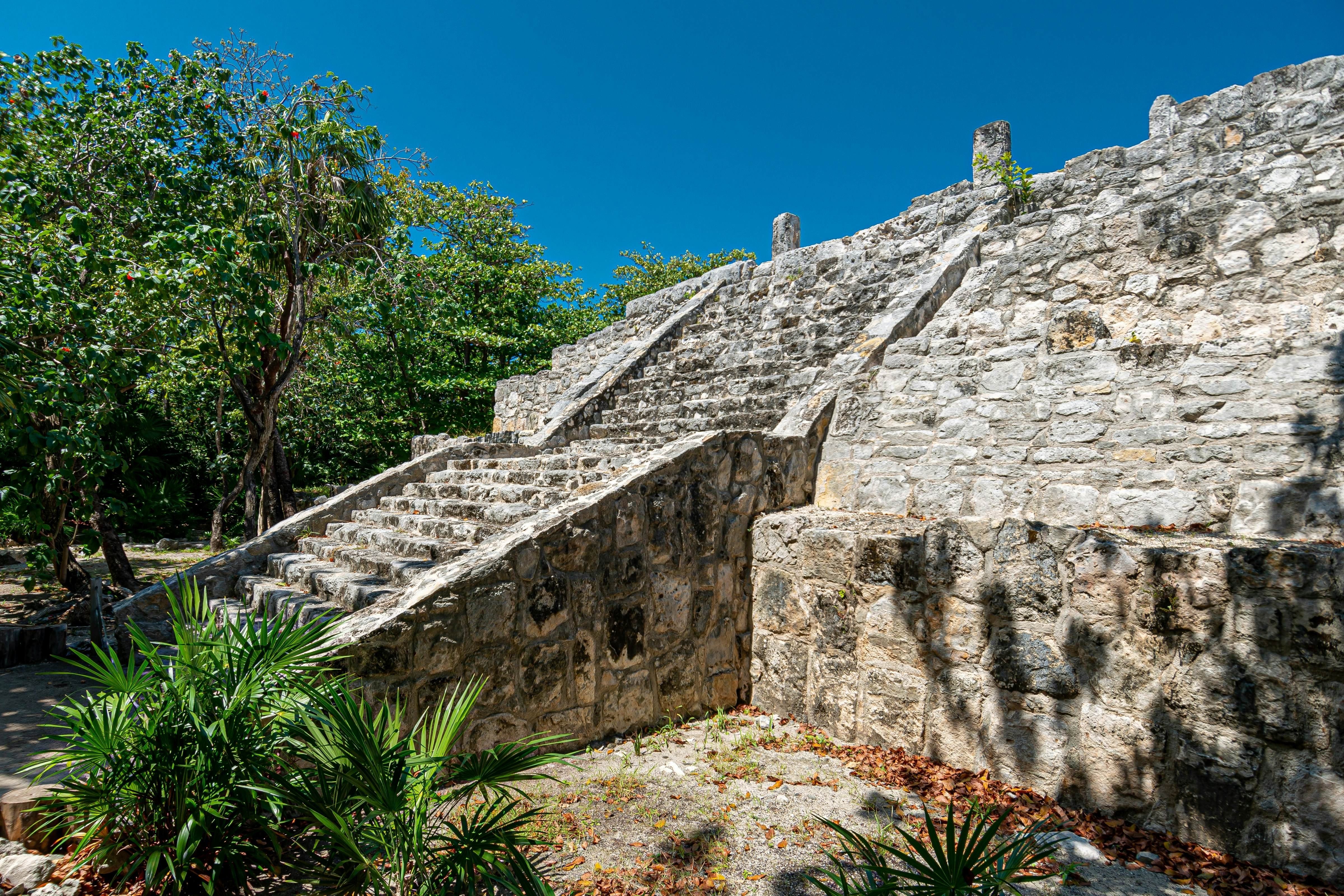El Rey ruins in Cancun, showcasing ancient Mayan architecture and cultural heritage