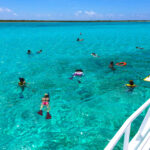 Snorkeling near Isla Cozumel, Mexico during the dry season