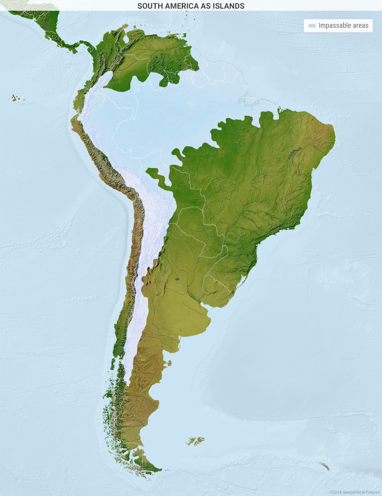 Map highlighting Mexico's location in North America
