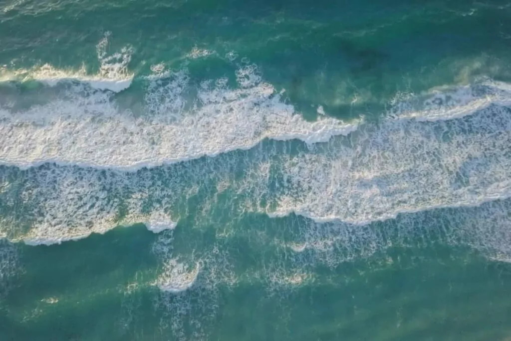 Warning Sign for Strong Currents on Isla Mujeres Beach