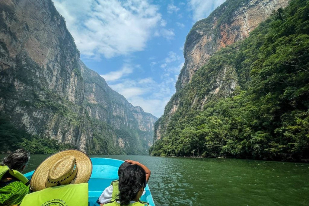 Sumidero Canyon boat tour Chiapas, Mexico