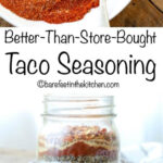 Homemade Mexican Seasoning recipe.