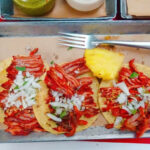 Delicious tacos al pastor in Mexico City