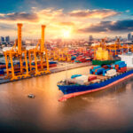 Container Ship at Manzanillo