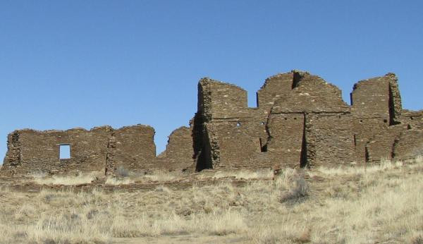 Ancient architecture at Chaco Culture National Historical Park