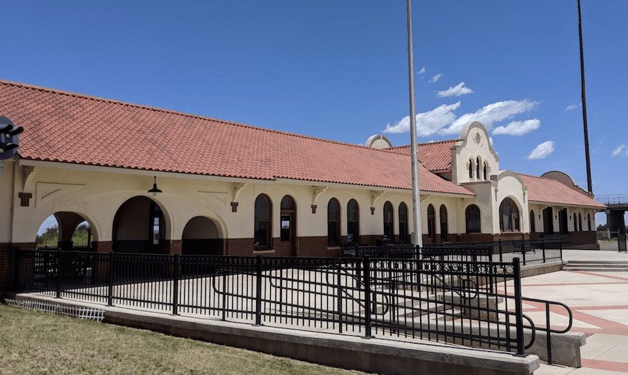 The Tucumcari Railroad Museum providing a snapshot of rail history in New Mexico.