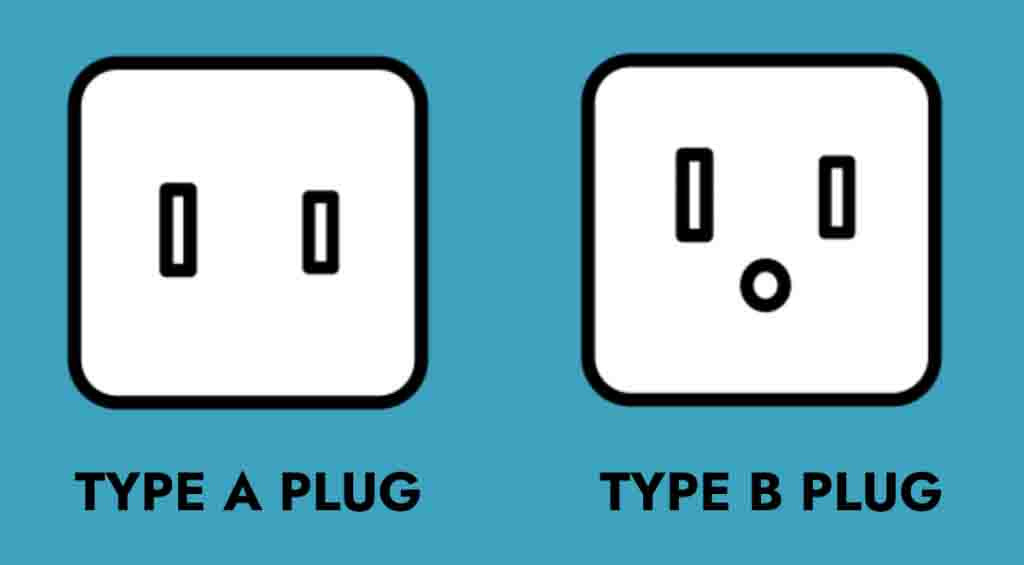 Type A and Type B plugs in Mexico