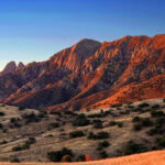 View of Las Cruces from A Mountain trail, New Mexico