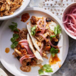 Delicious Chicken Enchiladas made with shredded chicken