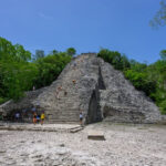 Massive pyramid of Ixmoja in Coba