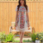 Mexican floral dress