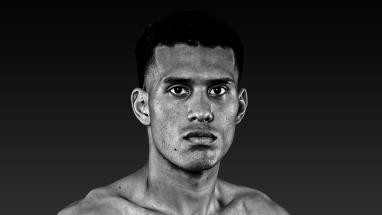 David Benavidez at a press conference